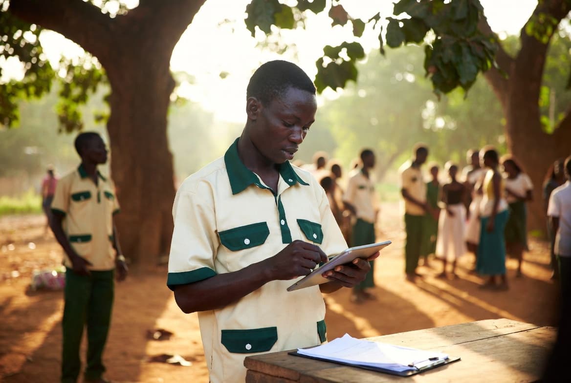 Programme team in the field
